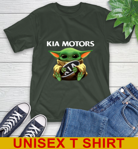 Star Wars Baby Yoda Hugs Kia Motors Car Shirt 6