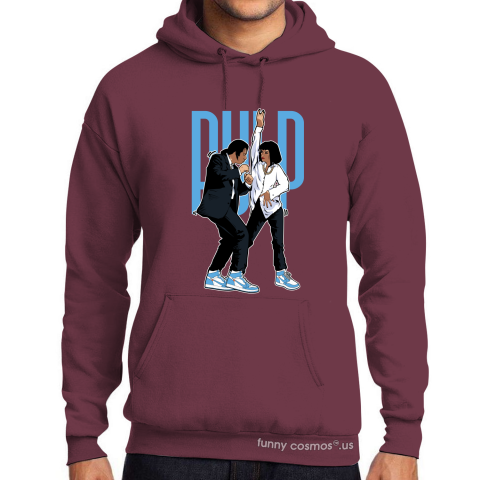 Air Jordan 1 Off White UNC Matching Sneaker Tshirt Pulp Fiction Dance Blue and White Jordan Tshirt