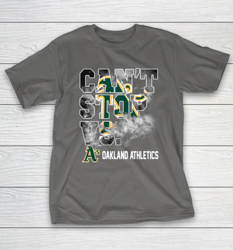 MLB Oakland Athletics Baseball Can't Stop Vs Athletics T-Shirt 8