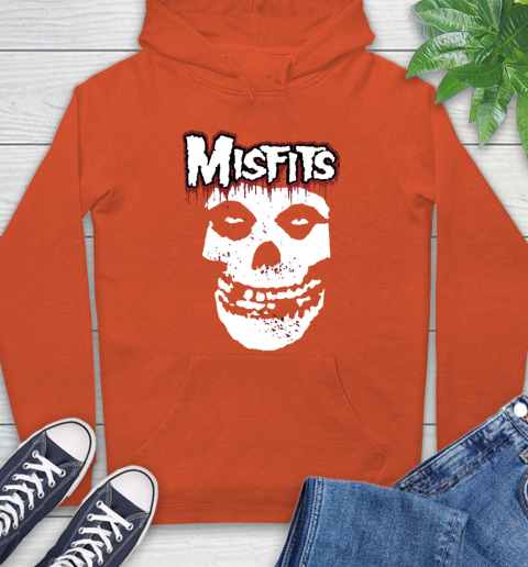 misfits orange hoodie