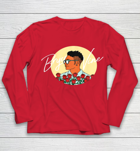 Bryce Vine Merch Circular Roses Youth Long Sleeve 8
