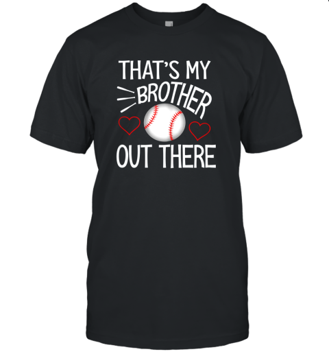 New Baseball Sister Shirt Cute Baseball Gift For Sisters Unisex Jersey Tee
