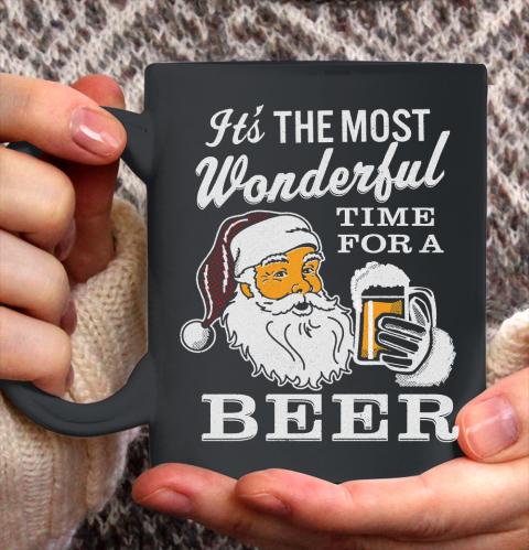 It's the Most Wonderful Time For A  Beer Lovers Ceramic Mug 11oz