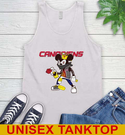 Montreal Canadiens NHL Hockey Mickey Peace Sign Sports Tank Top