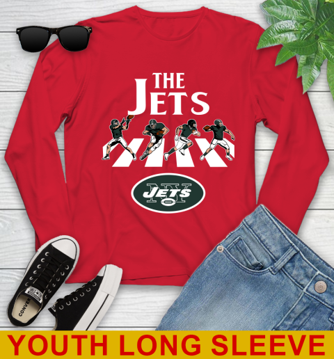 NFL Football New York Jets The Beatles Rock Band Shirt Youth Long Sleeve 11