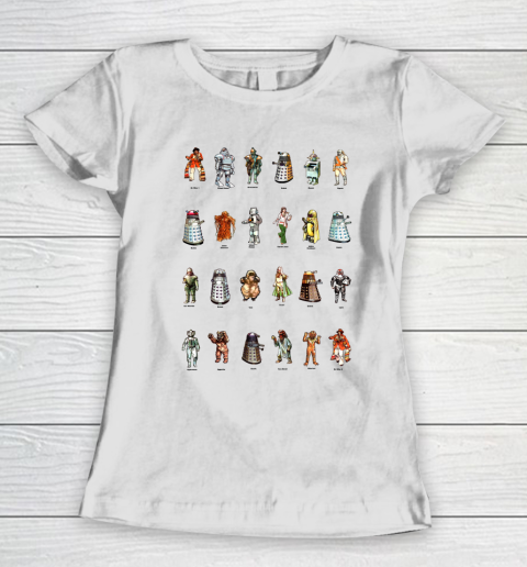 Doctor Who  1975 Weetabix Promotion Characters Women's T-Shirt