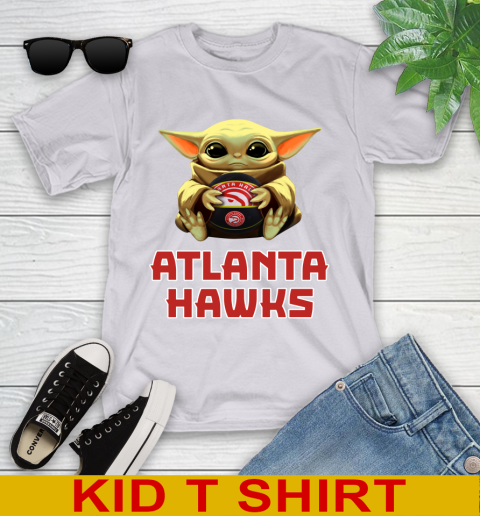 NBA Basketball Atlanta Hawks Star Wars Baby Yoda Shirt 105