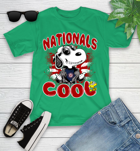MLB Baseball Washington Nationals Cool Snoopy Shirt Youth T-Shirt 8 MLB Baseball Washington Nationals Cool Snoopy Shirt Youth T-Shirt - Image 8