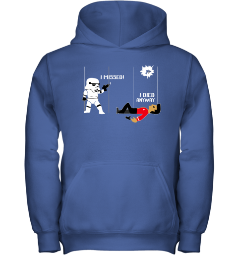 s83w star wars star trek a stormtrooper and a redshirt in a fight shirts youth hoodie 43 front royal