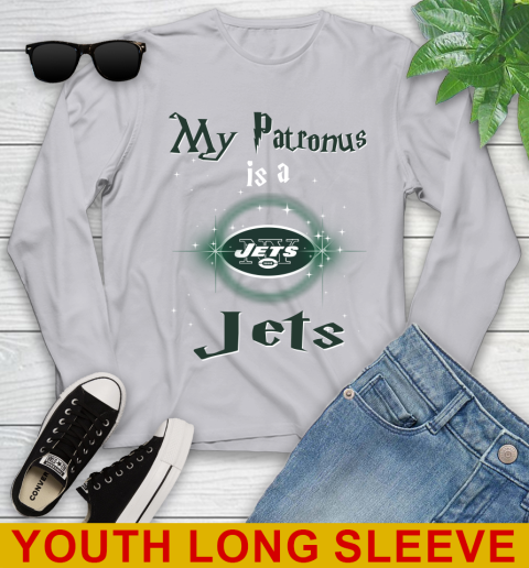 NFL Football Harry Potter My Patronus Is A New York Jets Youth Long Sleeve 5