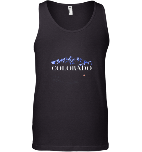 Colorado Rocky Mountain Shirt Baseball Player Design Tank Top