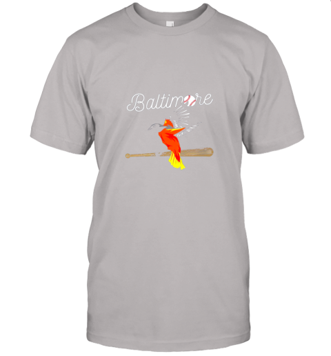 s3po baltimore oriole baseball shirt original bird design jersey t shirt 60 front ash