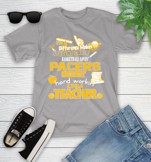 LA Clippers NBA I'm A Difference Making Student Caring Basketball Loving Kinda Teacher (2) Youth T-Shirt 4