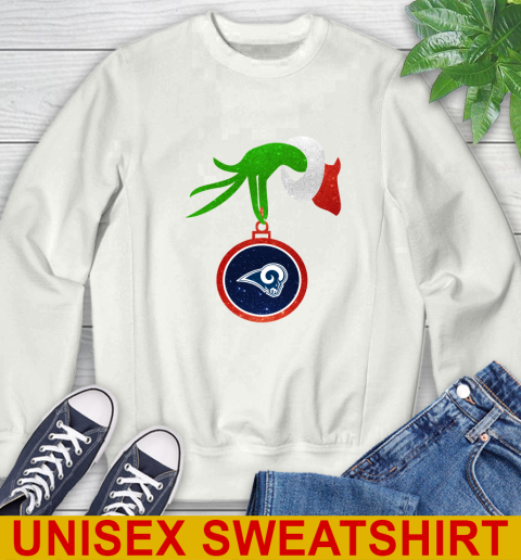 Los Angeles Rams Grinch Merry Christmas NFL Football Sweatshirt