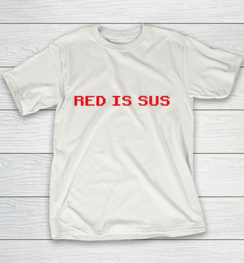 Red Is Sus Imposter Youth T-Shirt