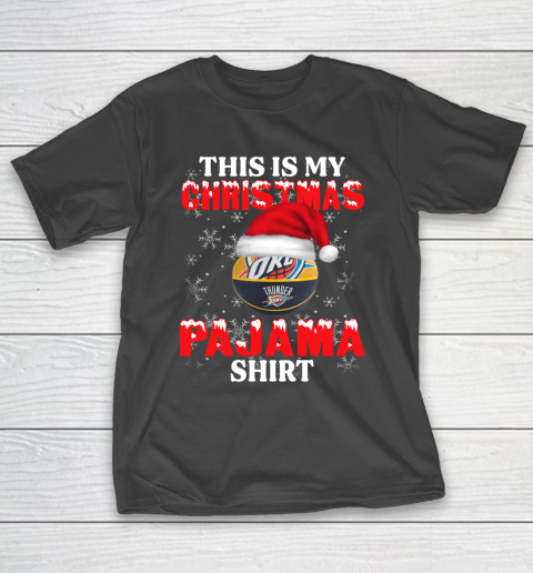 Oklahoma City Thunder This Is My Christmas Pajama Shirt NBA T-Shirt