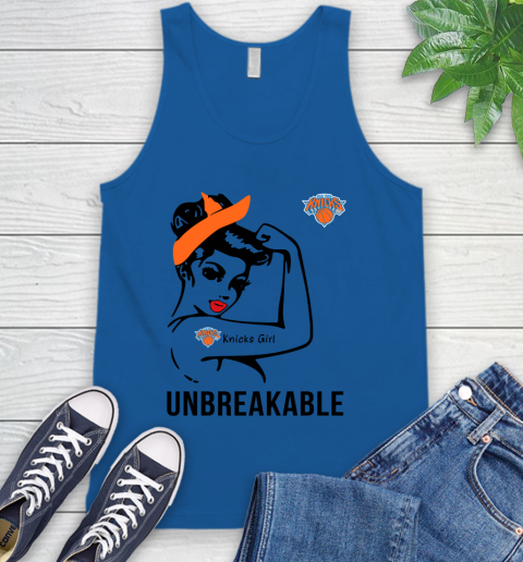 NBA New York Knicks Girl Unbreakable Basketball Sports Tank Top 3