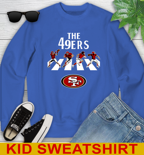 NFL Football San Francisco 49ers The Beatles Rock Band Shirt Youth Sweatshirt 6