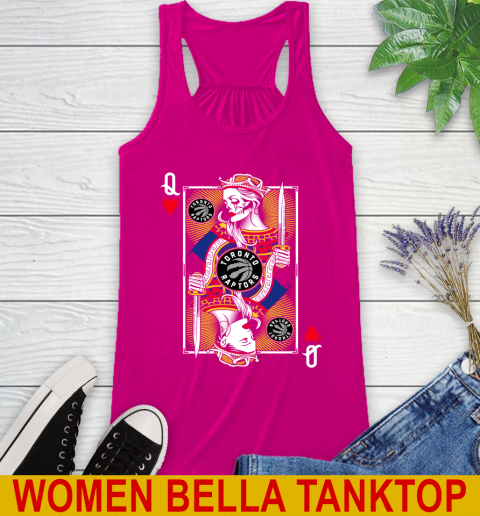 NBA Basketball Toronto Raptors The Queen Of Hearts Card Shirt Racerback Tank 6