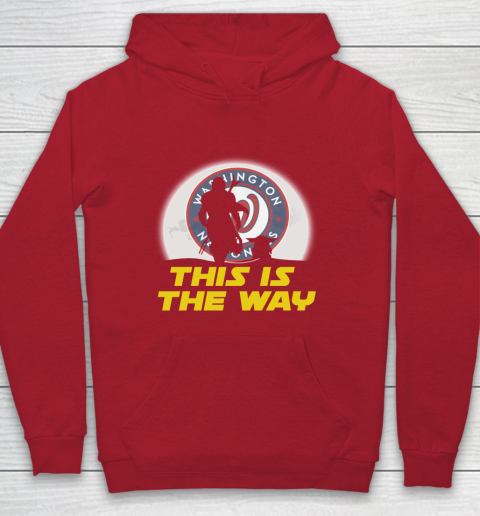Washington Nationals MLB Baseball Star Wars Yoda And Mandalorian This Is The Way Youth Hoodie 7