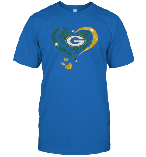 Green Bay Packers Diamond Heart Shirt