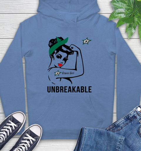 NHL Dallas Stars Girl Unbreakable Hockey Sports Hoodie 9