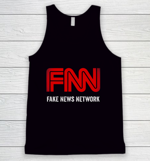 FNN The Fake News Network Funny Trump Quote Tank Top