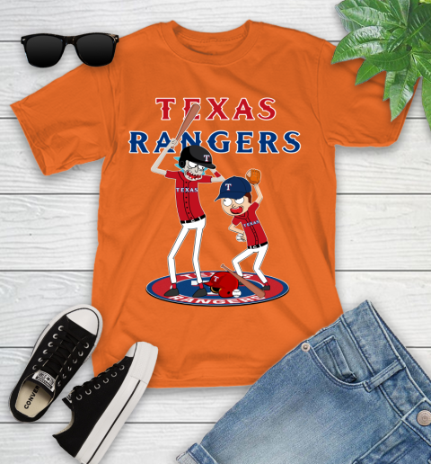 MLB Texas Rangers Rick And Morty Baseball 109