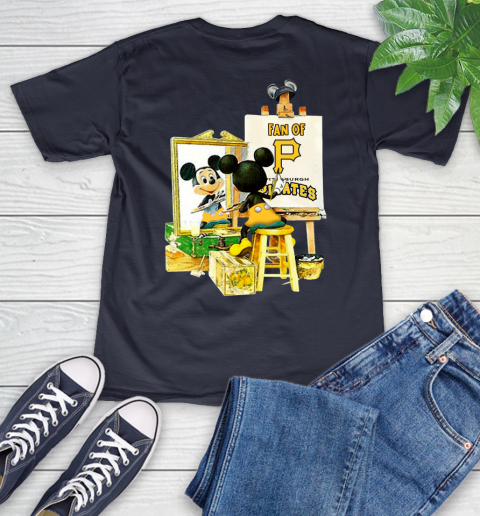 MLB Baseball Pittsburgh Pirates Mickey Drawing Shirt 47