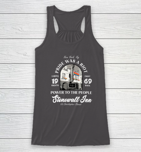 Stonewall Inn LGBTQ History Pride Was A Riot Gay Pride Month Racerback Tank 6
