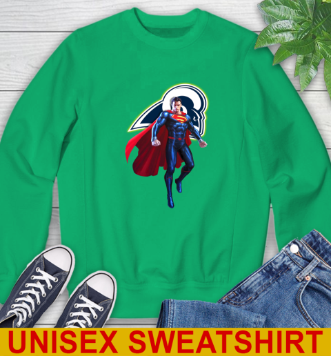 NFL Superman DC Sports Football Los Angeles Rams Sweatshirt 6