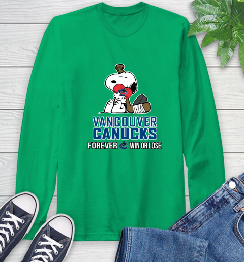 NHL The Peanuts Movie Snoopy Forever Win Or Lose Hockey Vancouver Canucks 64