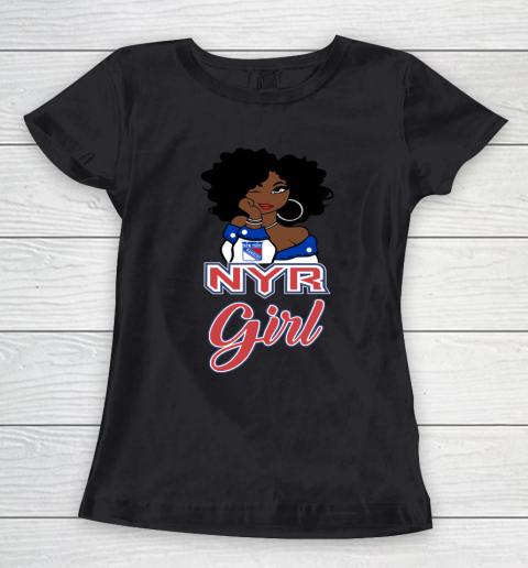 New York Rangers Girl NHL Women's T-Shirt 2