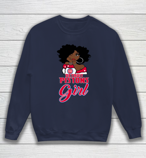 Detroit Pistons Girl NBA Sweatshirt 3