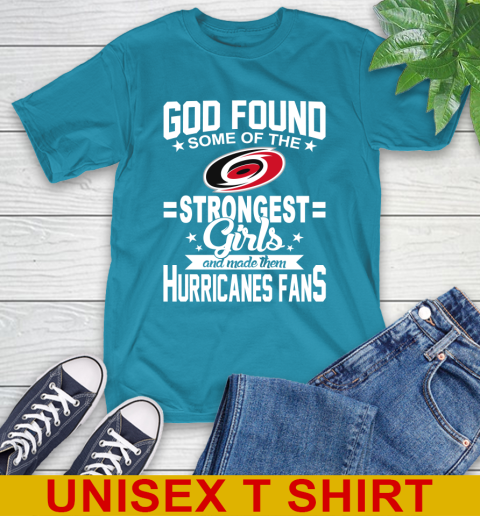 Carolina Hurricanes NHL Football God Found Some Of The Strongest Girls Adoring Fans T-Shirt 9