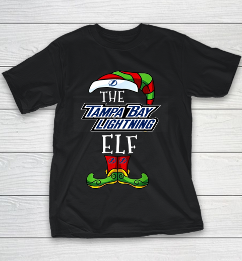 Tampa Bay Lightning Christmas ELF Funny NHL Youth T-Shirt