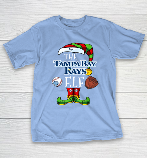 Tampa Bay Rays Christmas ELF Funny MLB T-Shirt 10