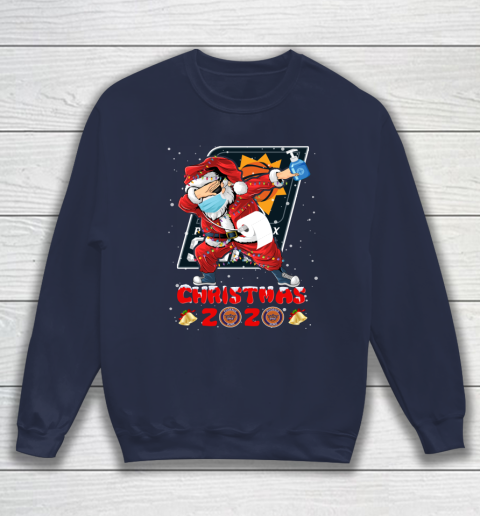Phoenix Suns Funny Santa Claus Dabbing Christmas 2020 NBA Sweatshirt 2