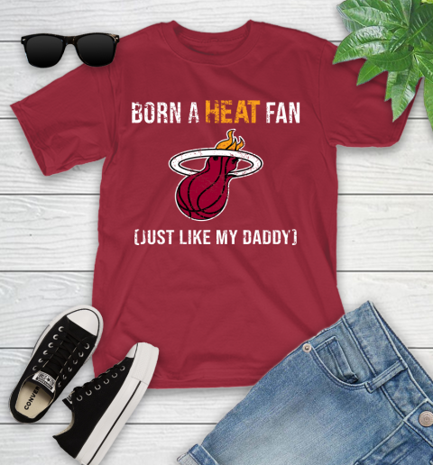NBA Miami Heat Loyal Fan Just Like My Daddy Basketball Shirt Youth T-Shirt 13 NBA Miami Heat Loyal Fan Just Like My Daddy Basketball Shirt Youth T-Shirt - Image 13