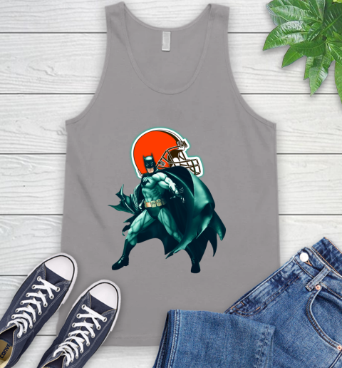 NFL Batman Football Sports Cleveland Browns Tank Top 4