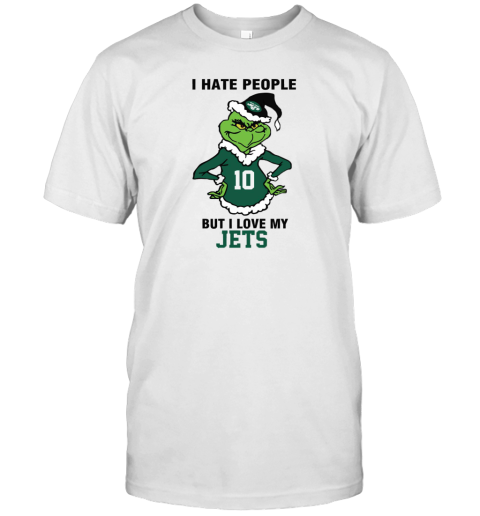 I Hate People But I Love My Jets New York Jets NFL Teams Unisex Jersey Tee