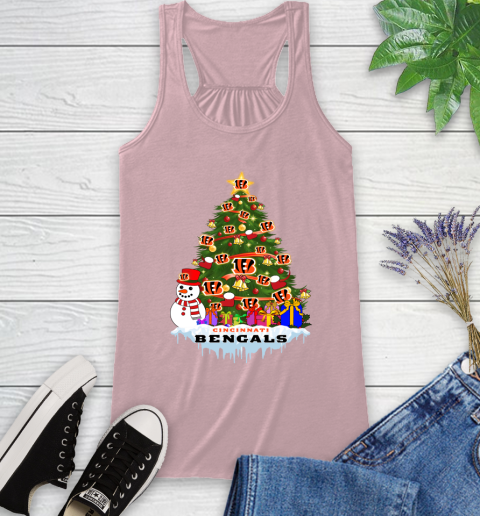 Cincinnati Bengals Merry Christmas NFL Football Sports Racerback Tank 11