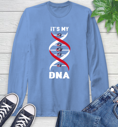 Columbus Blue Jackets NHL Hockey It's My DNA Sports Long Sleeve T-Shirt 12
