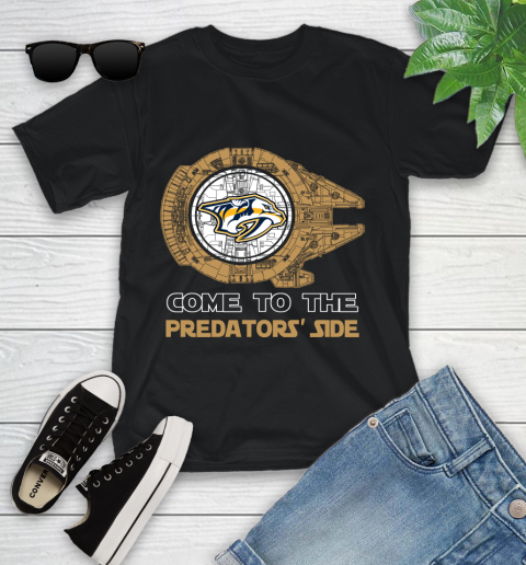 NHL Come To The Nashville Predators Wars Hockey Sports Youth T-Shirt