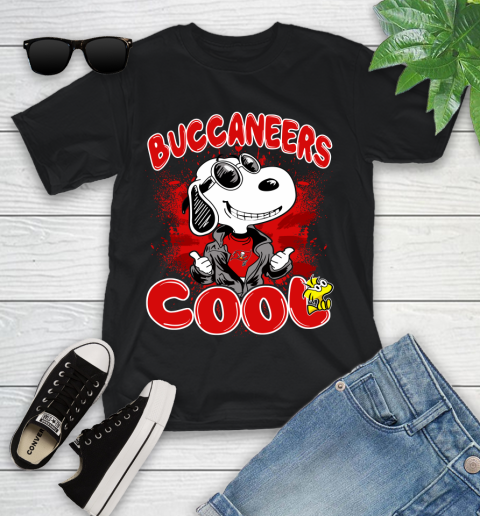 NFL Football Tampa Bay Buccaneers Cool Snoopy Shirt Youth T-Shirt