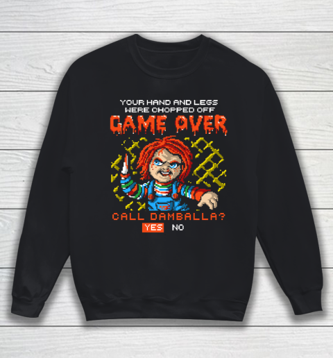 Chucky Tshirt GAME OVER  Call Damballa Sweatshirt