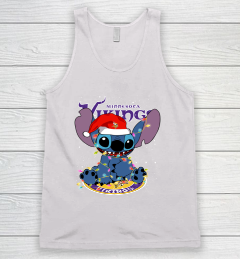 Minnesota Vikings NFL Football noel stitch Christmas Tank Top