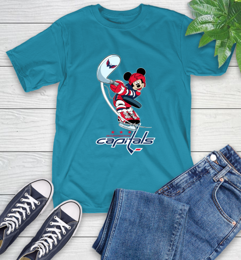 NHL Hockey Washington Capitals Cheerful Mickey Mouse Shirt T-Shirt 9