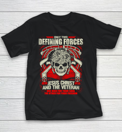 Veteran Shirt Veteran Defining Forces Youth T-Shirt