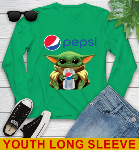 Star Wars Baby Yoda Hugs Diet Pepsi Soft Drink Shirt 128